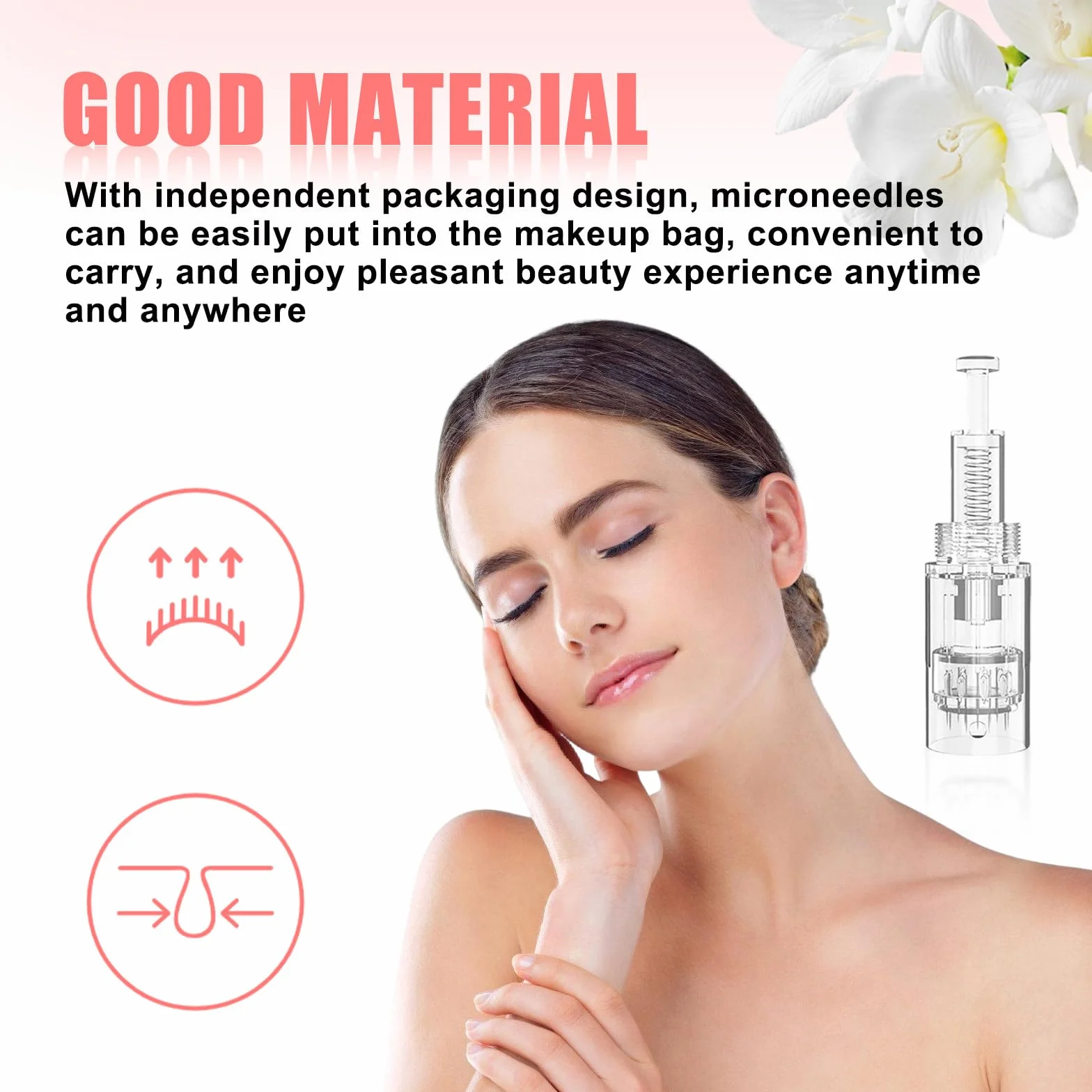 30 agujas de microneedling, repuesto Derma Pen, 24 pines, Micro Nano Agujas, cartuchos de repuesto para microagujas, cartuchos de repuesto para microagujas Dermapen Microneedling dispositivo Agujas de