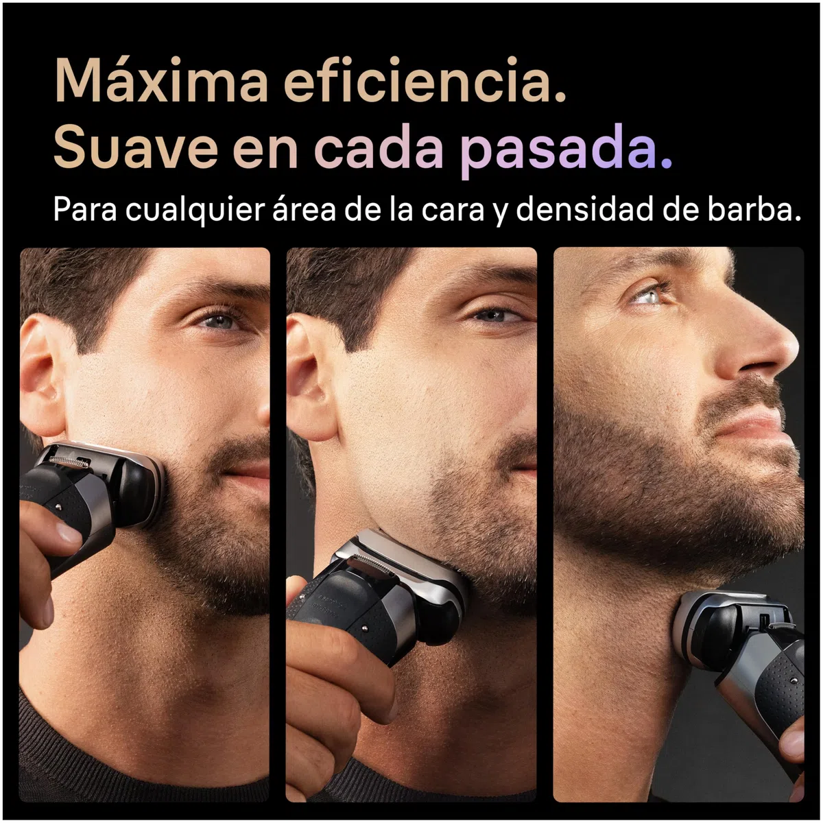 Braun Afeitadora Eléctrica Hombre Series 9 Pro+, Máquina de Afeitar Barba en Seco Y en Mojado con Tecnología 5+1, Inalámbrica, 60 Min de Uso, Base de Carga, 9617si, Plata