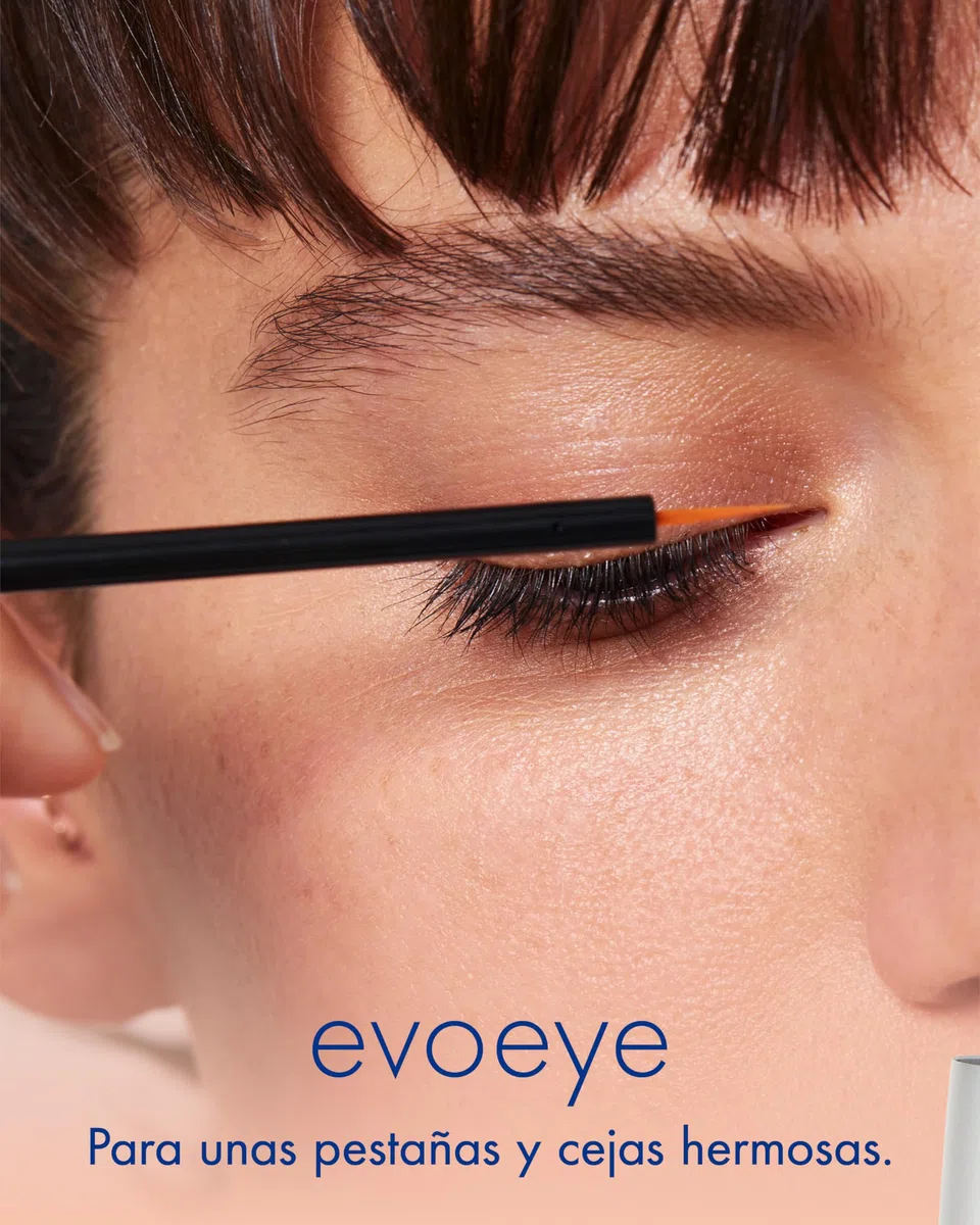 EVOBEAUTÉ evoeye Eyebrow Formula 6 ml I Sérum para cejas para cejas densas en 8 a 12 semanas I Sérum con péptidos revitalizantes