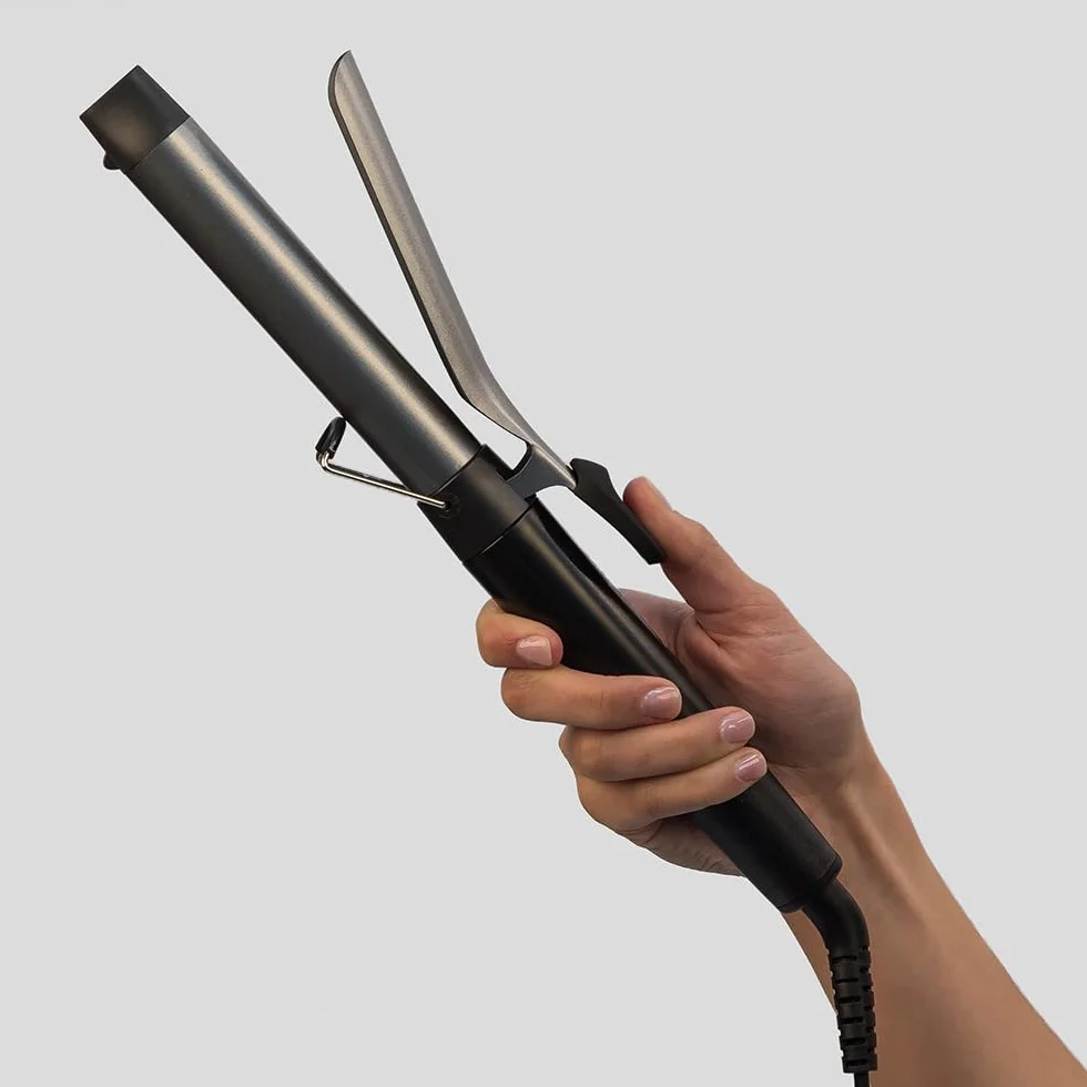 Remington Rizador y Ondulador de Pelo Pro Soft Curl, con Pinza de 25 mm, Crea Rizos Suaves y Sueltos, Cerámica con Titanio, Turmalina, Protección y Brillo, 10 Temperaturas hasta 220°C