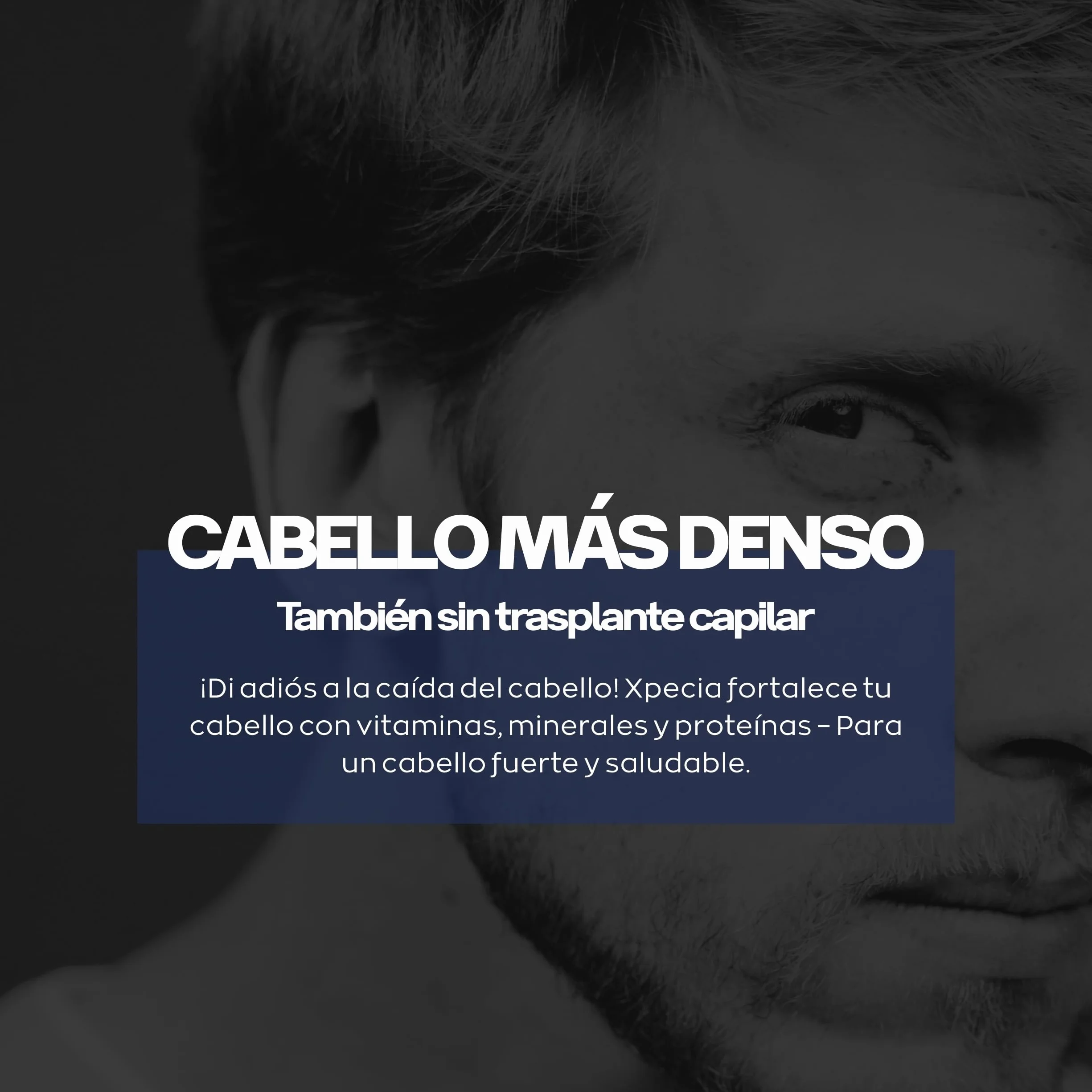 XPECIA - Anticaída del cabello para hombres, bloquea la DHT, fórmula para el crecimiento del cabello, 60 pastillas