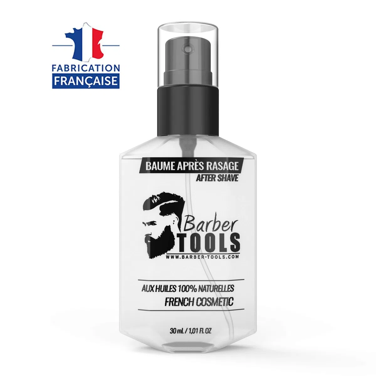 ✮ BARBER TOOLS ✮ Kit de afeitado - Maquinilla de afeitar de seguridad + 40 cuchillas dobles + Tejón de afeitar + Jabón de afeitar + Bálsamo para después del afeitado + Piedra de alumbre + Bolsa