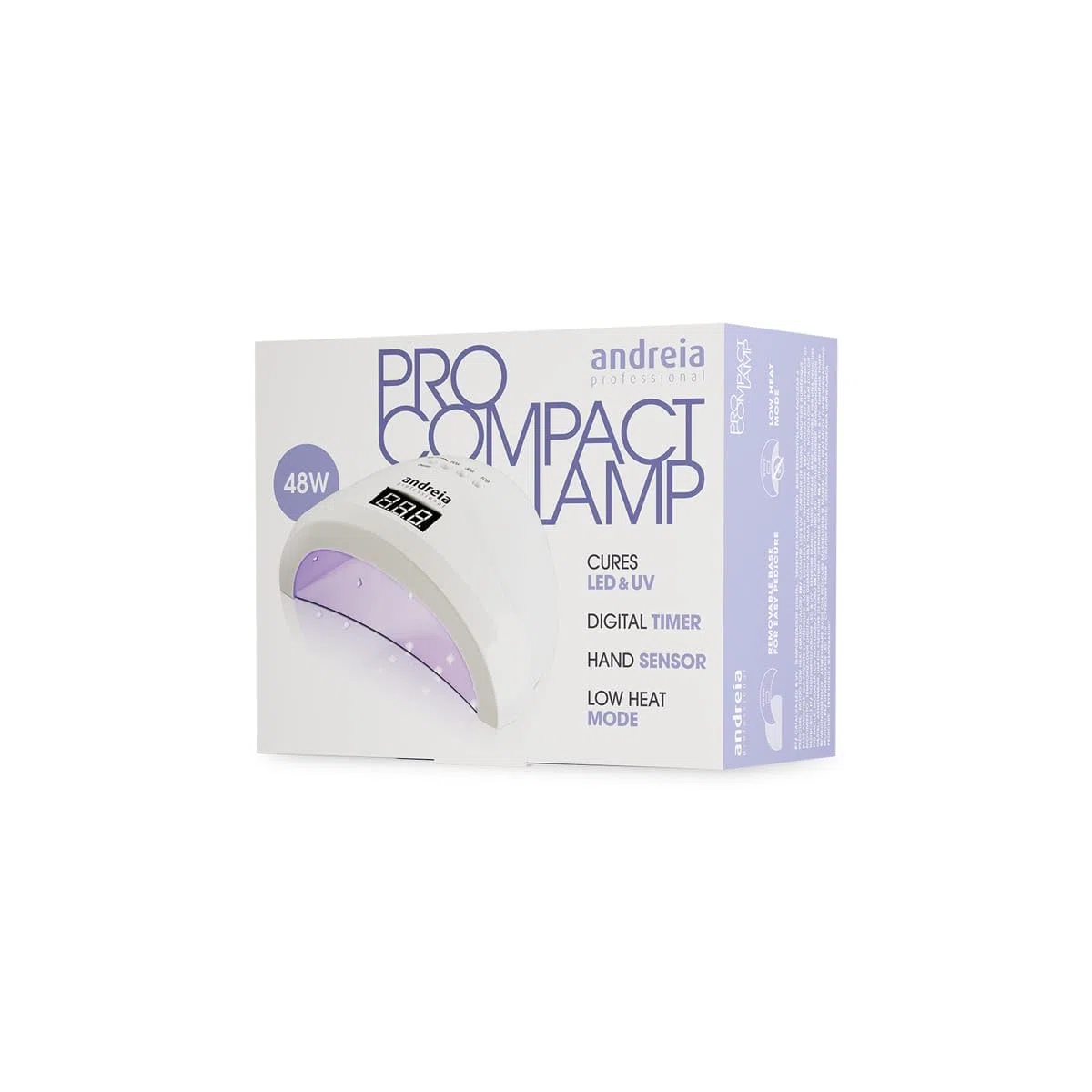 Andreia Pro Compact Lamp catalisador LED/UV 48W para uñas de gel