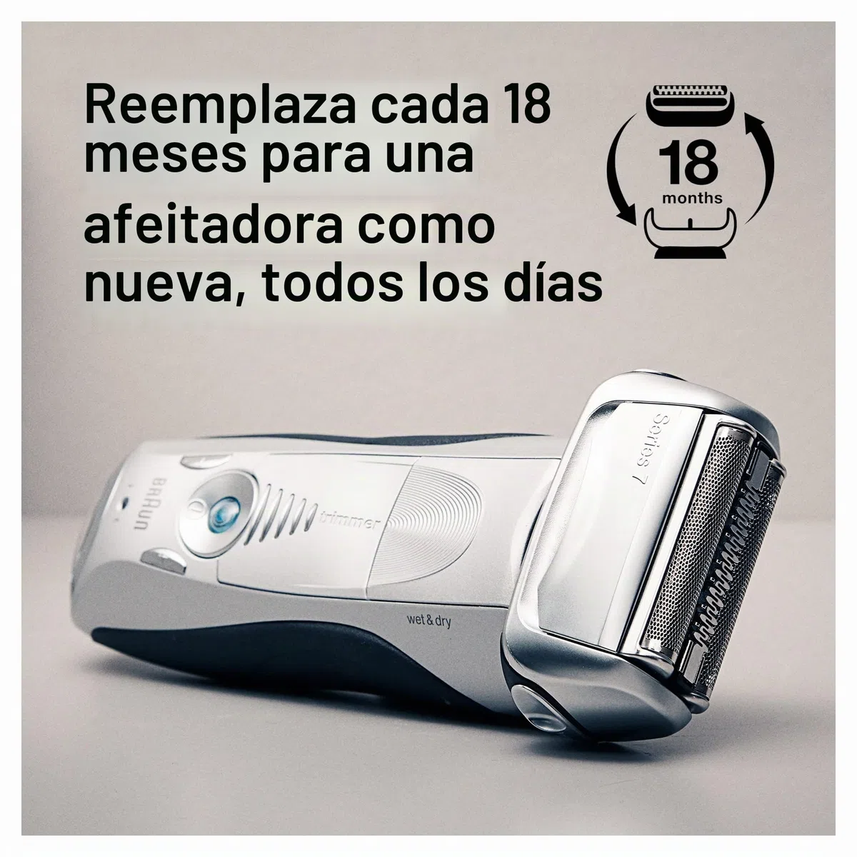 Cabezal de afeitado Braun Afeitadora Series 7
