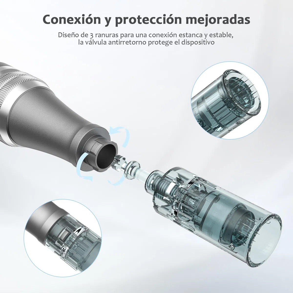 Ultima M8 Microneedling Pen, Profesional Microneedle Máquina Pluma Microneedle Inalámbrica Kit para Rostro Cuerpo Cabello Barba Crecimiento Regalo para Mujeres - 12 Cartuchos