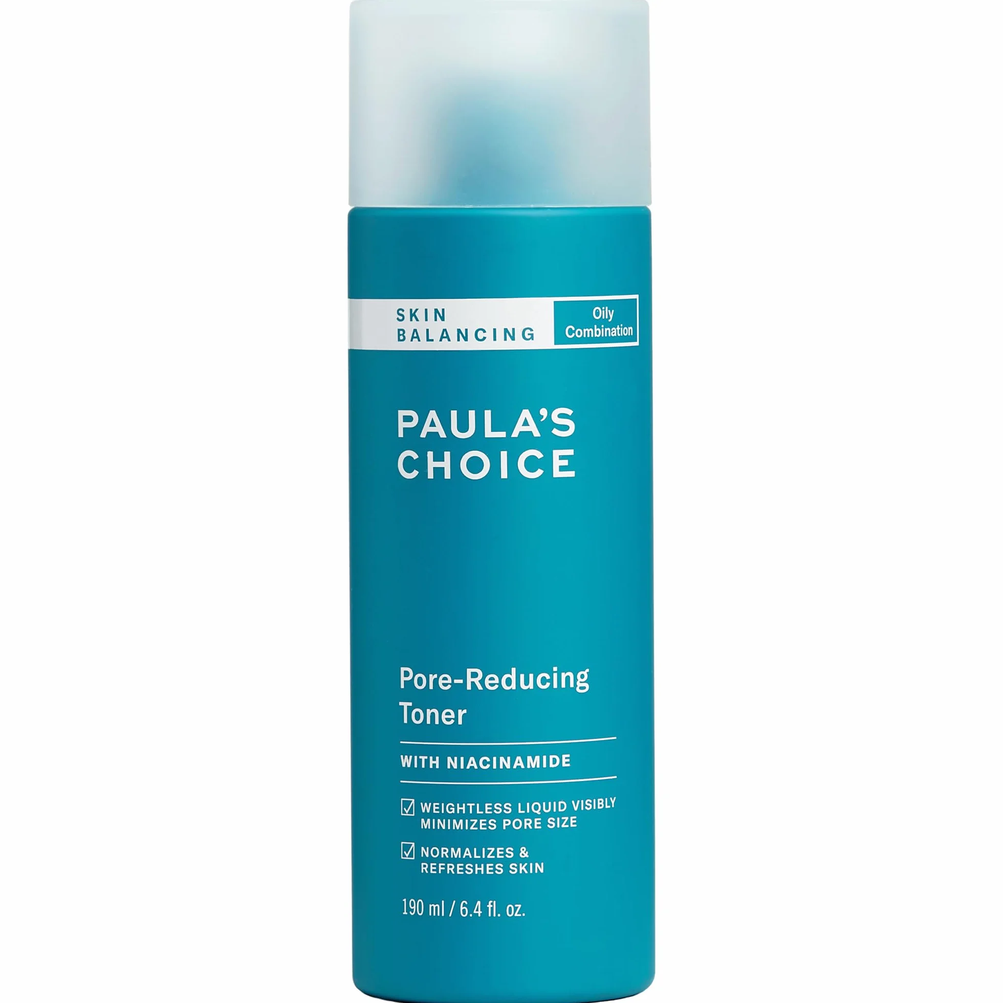 Paula's Choice SKIN BALANCING Tónico Facial - Tónico Ligero Que Reduce la Grasa & Combate las Imperfecciones, los Puntos Negros y los Poros - con Niacinamida - Pieles Mixtas a Grasas - 190 ml