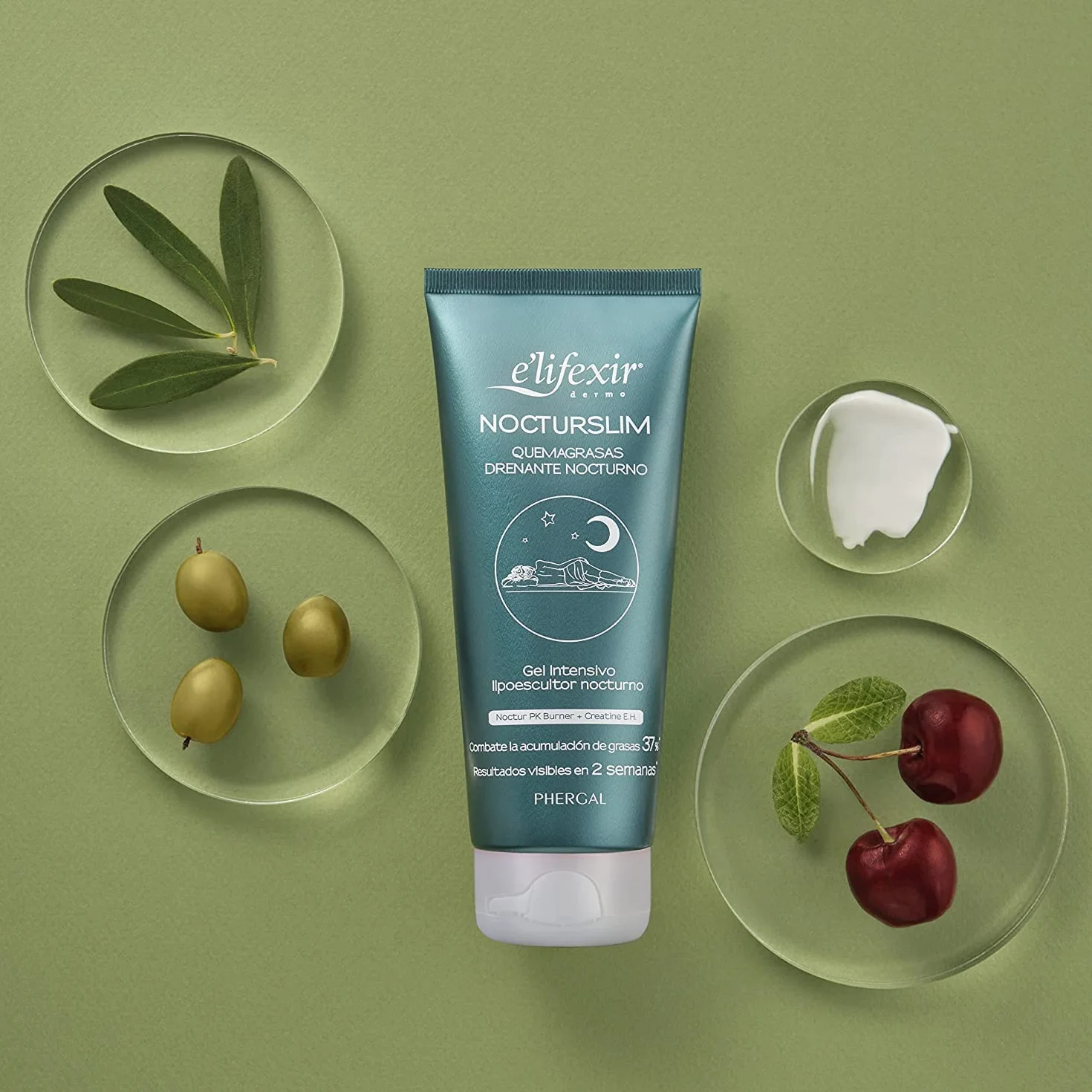 Elifexir | Cacao Sense + Nocturslim + Vientre Plano | Exfoliante Corporal + Quemagrasas Nocturno + Gel Reductor abdomen | Luce una Figura Esculpida | 200ml + 200ml + 200ml