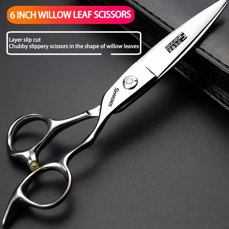 Corte de pelo de calidad de 6/7 / 8/9 pulgadas Corte de peluquería japonés 440c (6 pulgadas y 3 piezas)