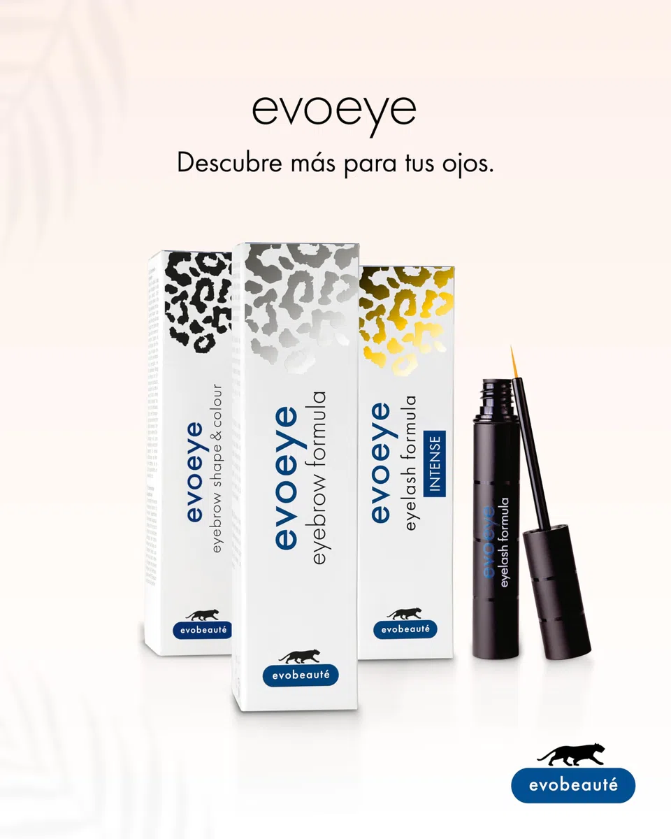 EVOBEAUTÉ evoeye Eyelash Formula 3 ml - Sérum de pestañas de alto rendimiento para la apariencia de pestañas más largas y densas en 6-8 semanas, sérum hidratante con péptidos revitalizantes
