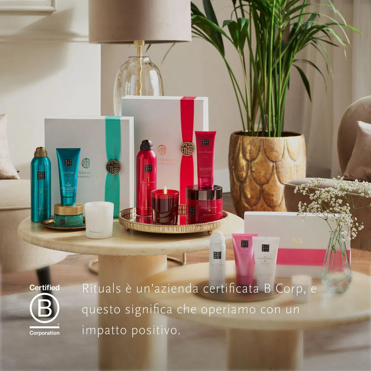 RITUALS Caja de regalo The Ritual of Ayurveda, Large - Set de baño con productos para el cuidado de la piel con sal india y aceite de almendras - Propiedades equilibrantes