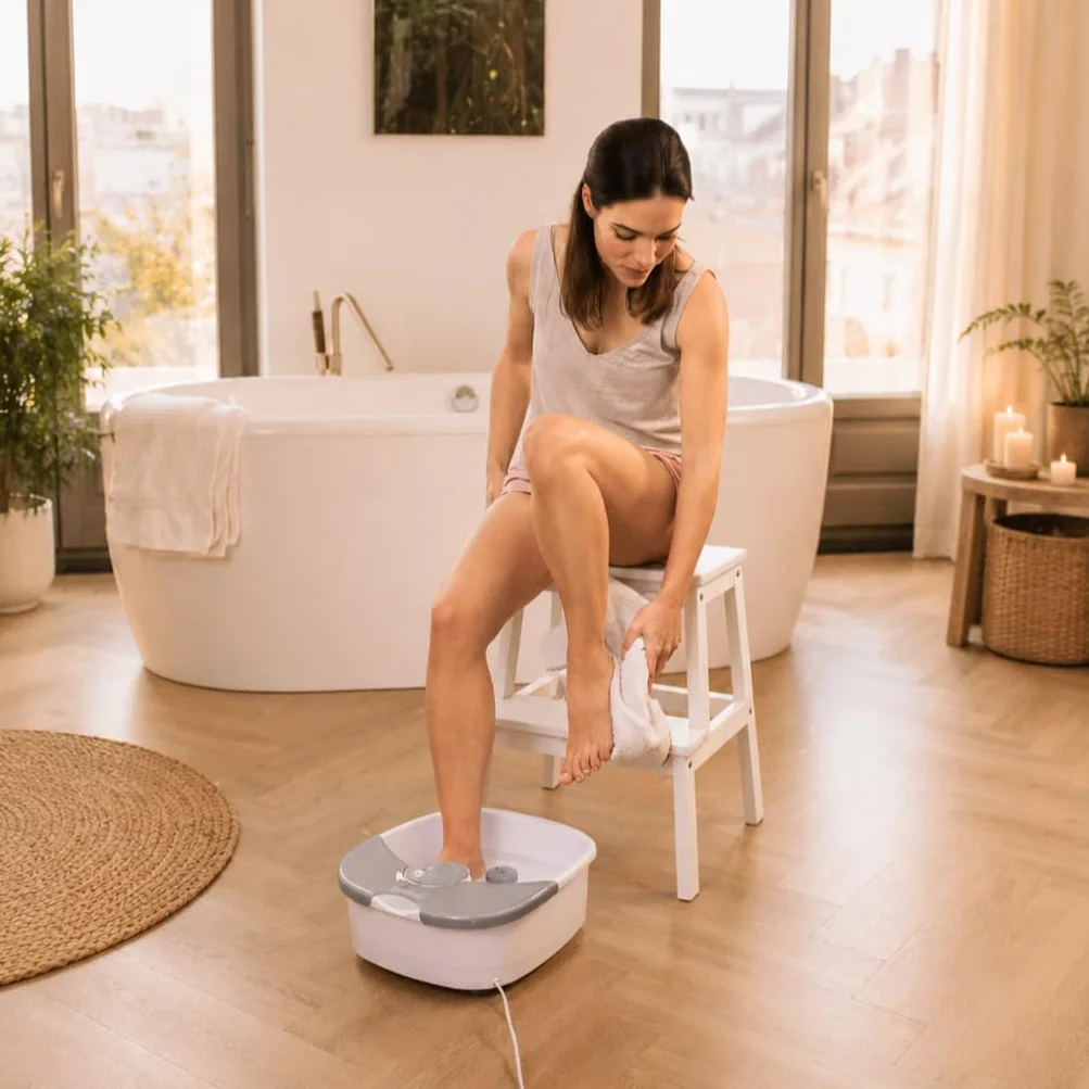 Medisana FS 881 Baño de pies con masaje, Masajeador de vibración, Talla 44