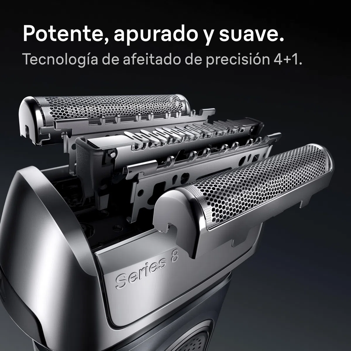 Braun Series 8 Cabezal de Recambio Original para Afeitadora Eléctrica Hombre, Compatible con Las Máquinas de Afeitar Series 8, Fabricado en Alemania, Afeitado Suave Y Preciso, 83M