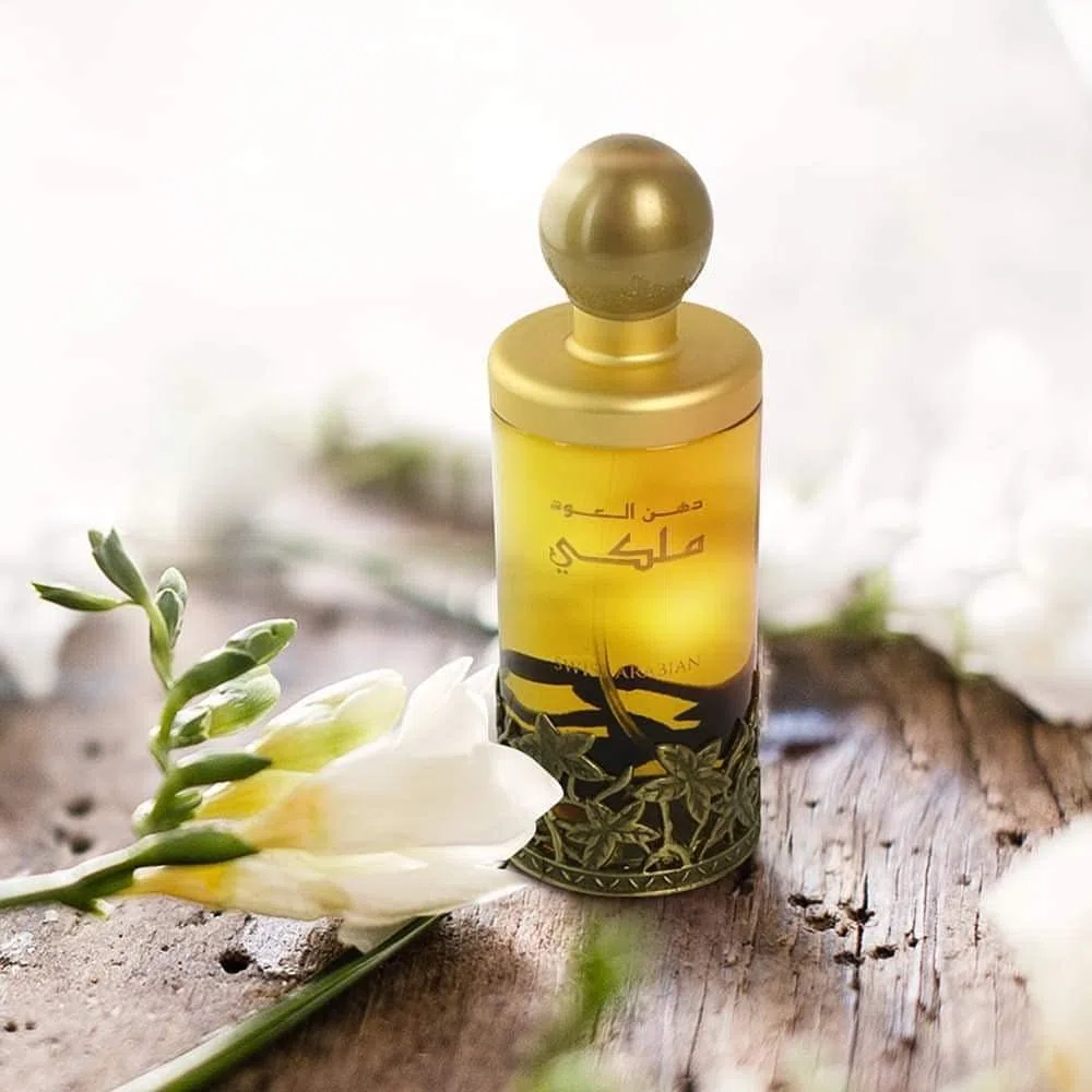 Dehn El Oud Mubarak by Swiss Arabian Extrait De Parfum (Unisex) .20 oz / 6 ml (Men)