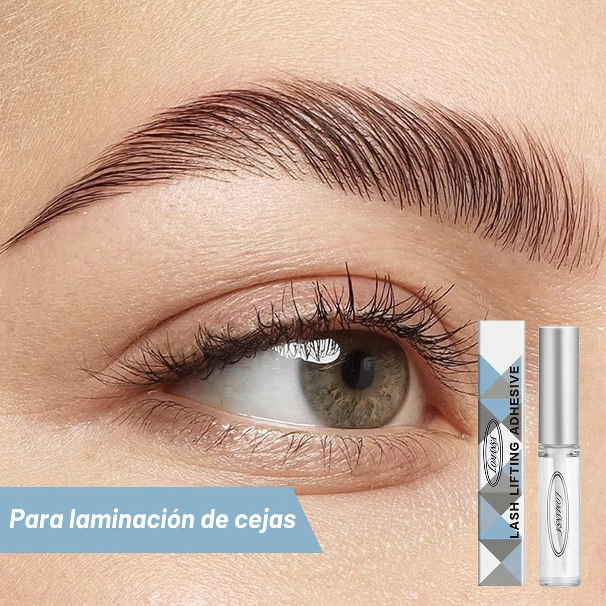 Pegamento Lifting Pestañas, Pegamento de Pestañas para Levantamiento, Lifting Cejas y Pestañas, Fuerte Pegajosidad y Secado Rápido(5 piezas)