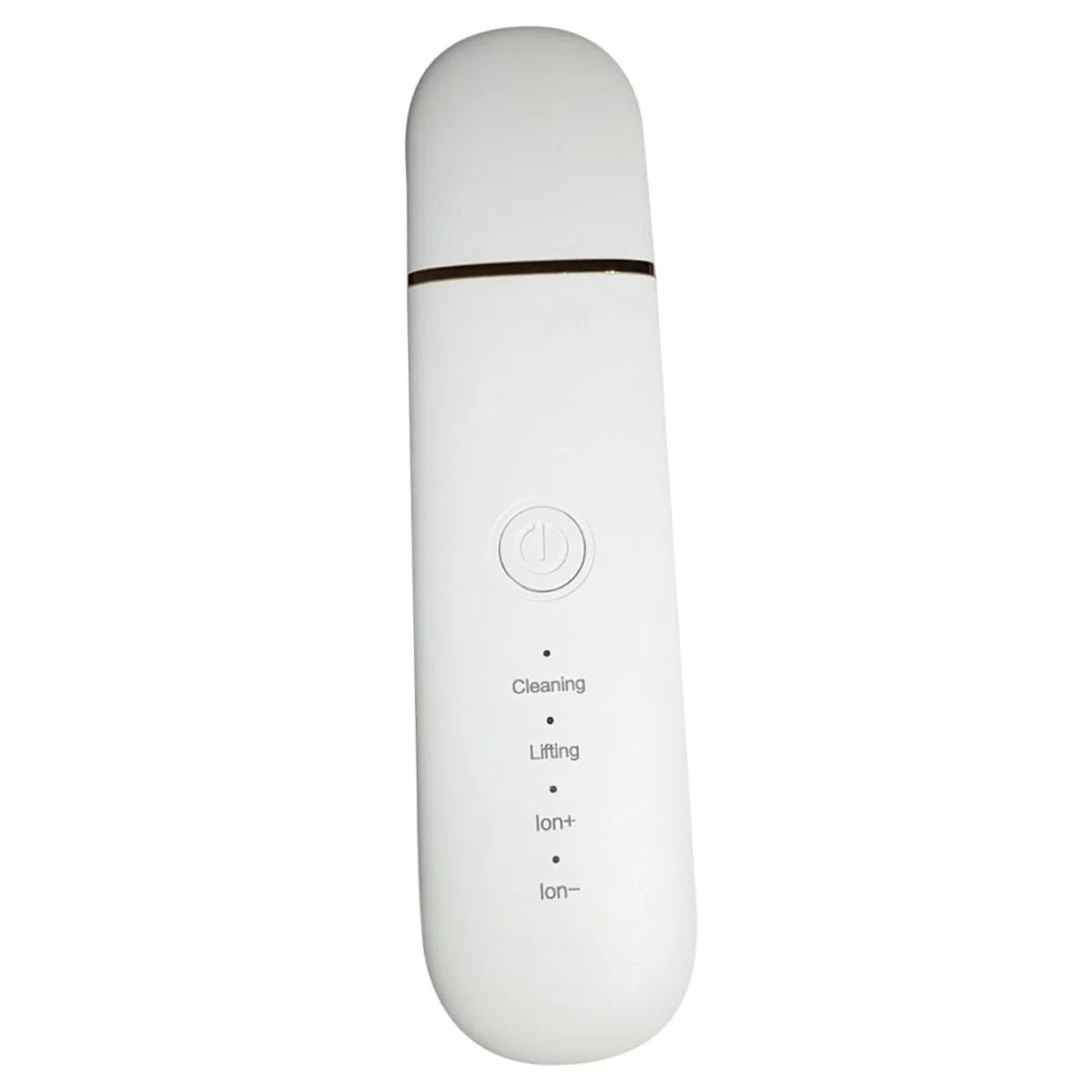 Pala De Belleza y Limpiador Facial Ultrasónico, 1 Unidad, Tamaño Compacto, Instrumento De Limpieza Facial a Prueba De Agua, Adecuado para Cuidado Personal y Piel, Color Blanco