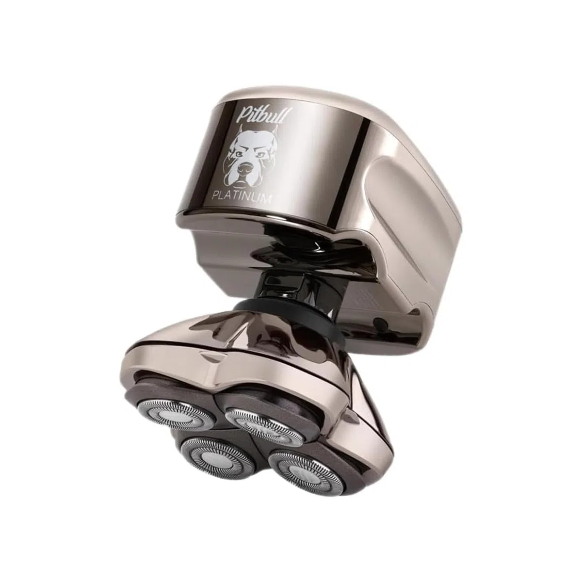 Skull Shaver Pitbull Platinum Pro PX5 – Afeitadora Eléctrica para Hombre, Inalámbrica, Recargable, Uso en Seco y Húmedo, Ergonómica para Cabeza, con Soporte de Lavado y Estuche de Viaje