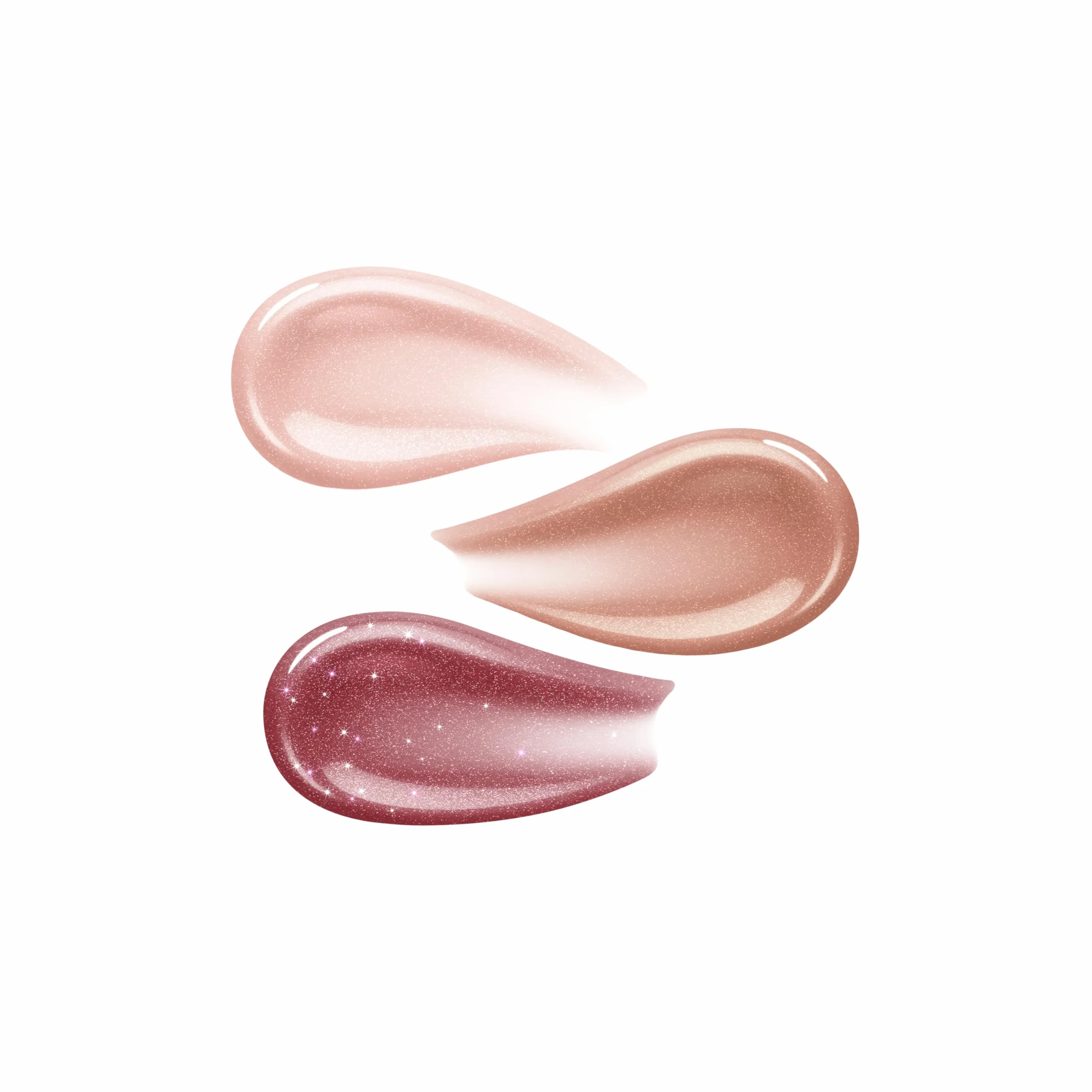 KIKO Milano Glossy Lip Set 03, Kit De Labios: 3 Brillos De Labios Hidratantes Efecto Volumen 3D