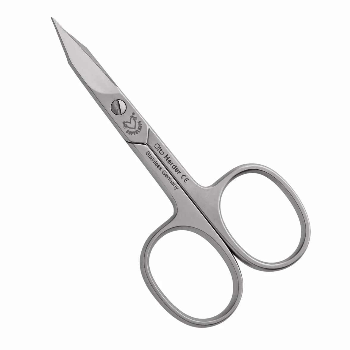 Otto Herder – Tijeras de uñas combinadas extra afiladas para piel y uñas inoxidables en estuche – Tijeras para uñas gruesas y cutículas sobresalientes