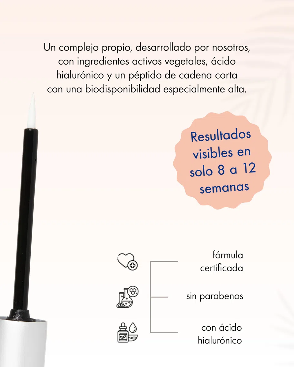 EVOBEAUTÉ evoeye Eyebrow Formula 6 ml I Sérum para cejas para cejas densas en 8 a 12 semanas I Sérum con péptidos revitalizantes