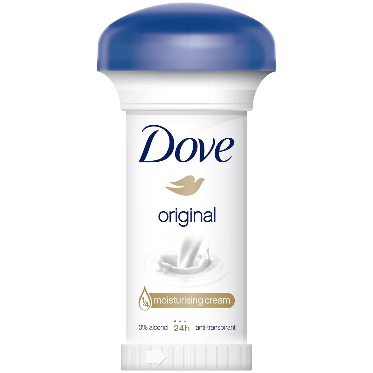 Desodorante antitranspirante en crema Dove Original, 50 ml, paquete de 3 unidades