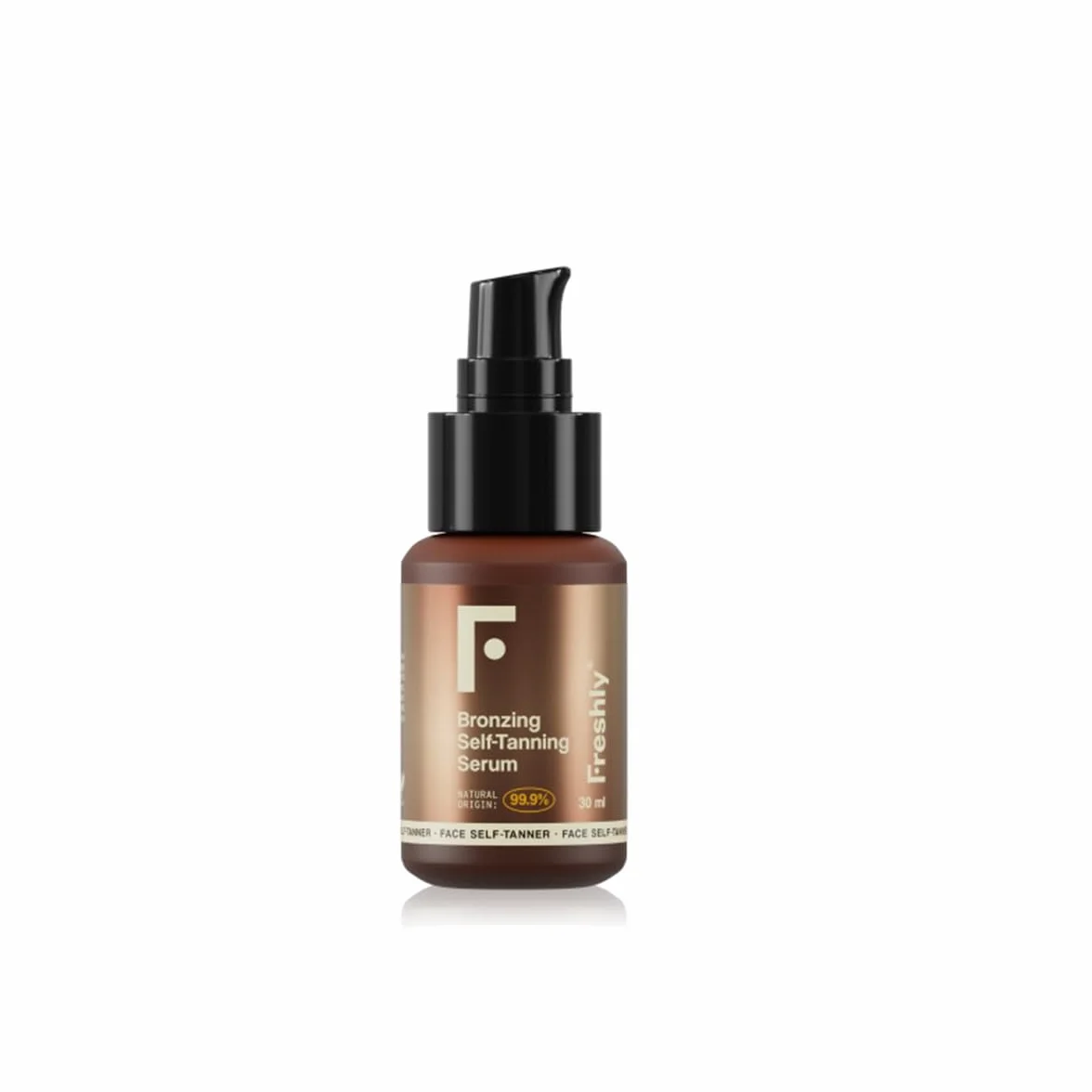 Freshly Cosmetics | Bronzing Self-Tanning Serum | Autobronceador Facial Natural | 30 ml | Sérum Facial para Bronceado Gradual y Uniforme