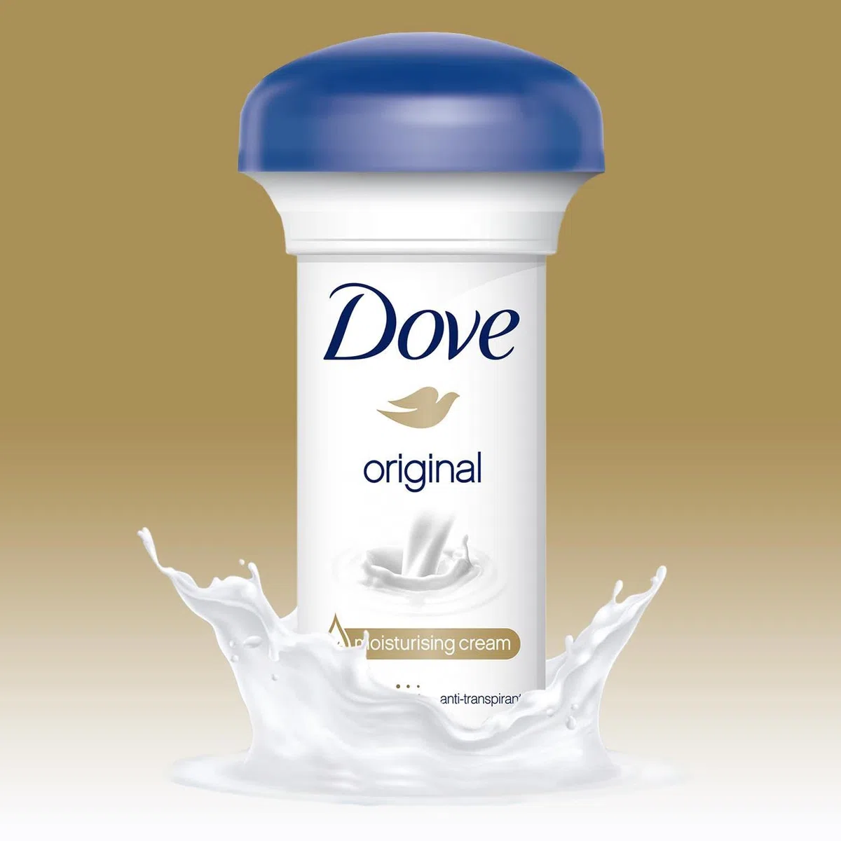 Desodorante antitranspirante en crema Dove Original, 50 ml, paquete de 3 unidades