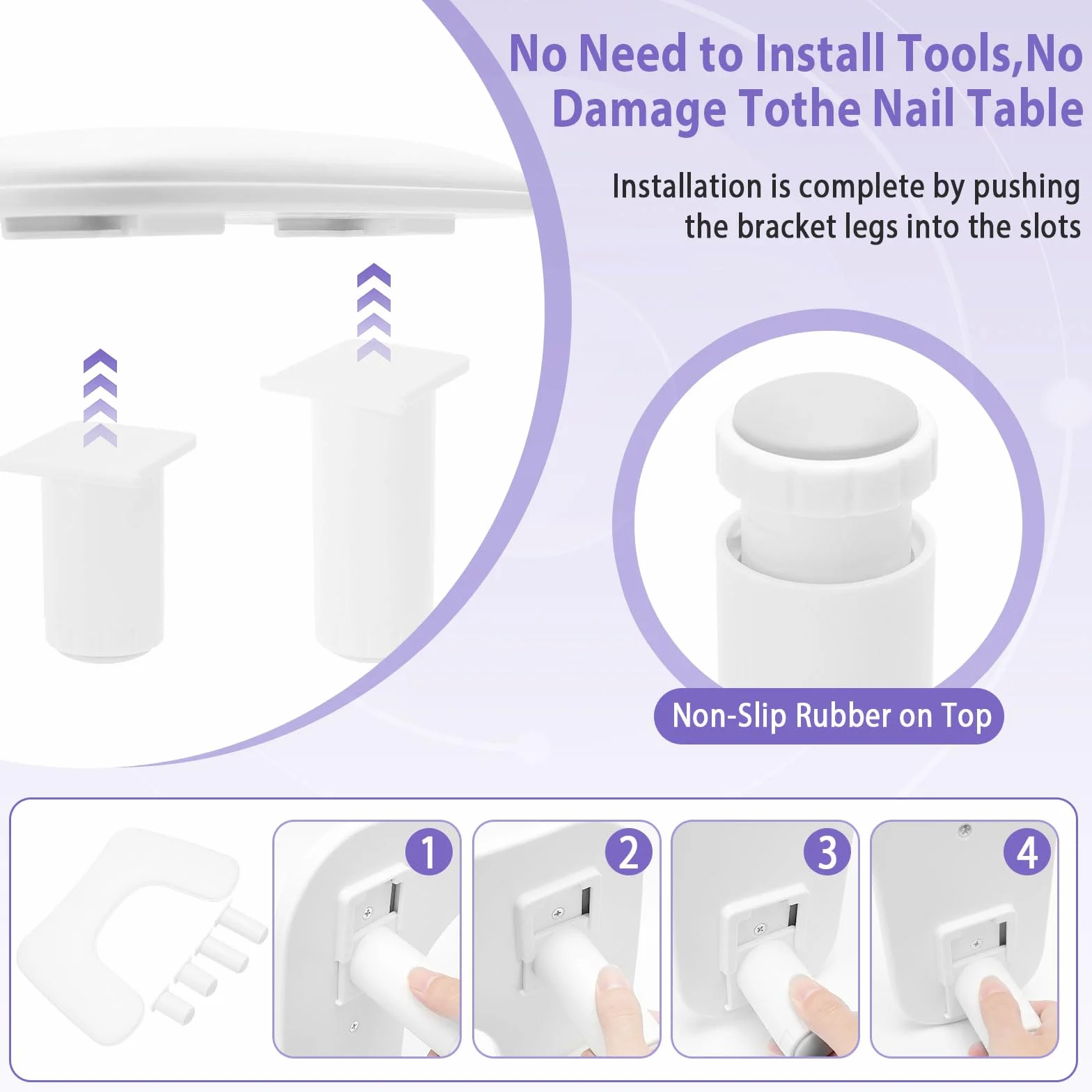 Almohada de Mano de Uñas, Reposabrazos de Uñas para Manicura en Forma U, Reposabrazos para Uñas de Altura Ajustable, Reposabrazos Manicura Adecuado para Salones de Manicura