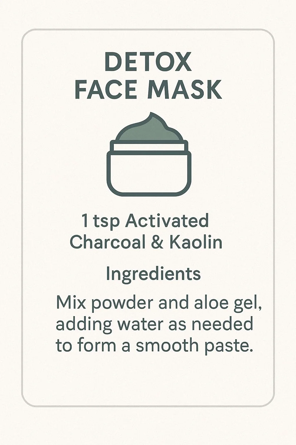 Activated Charcoal & Kaolin Clay Powder – 250g | Natural Detox Blend for Face Masks, Acne, Oily Skin, and DIY Skincare | Deep Pore Cleansing & Oil Control