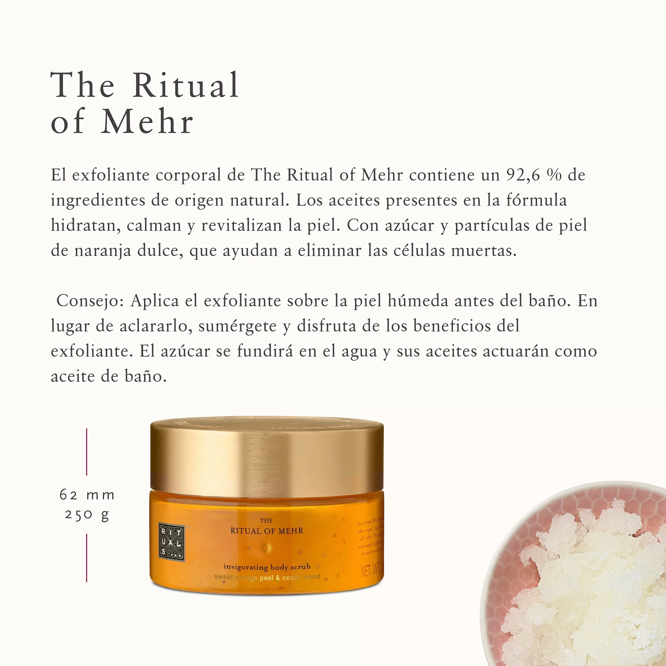 RITUALS THE RITUAL OF MEHR INVIGORATING BODY SCRUB 250GM
