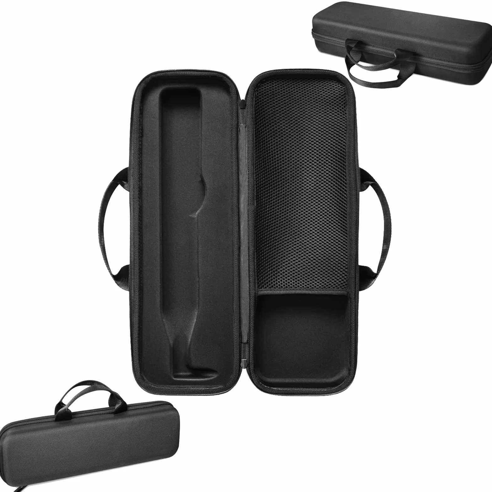 JOYSOG Airstrait HT01 - Funda rígida de transporte para Dyson Airstrait HT01 para alisador de pelo, bolsa de viaje, bolsa organizadora de pelo (nailon), 45 x 11 x 9 cm, color negro