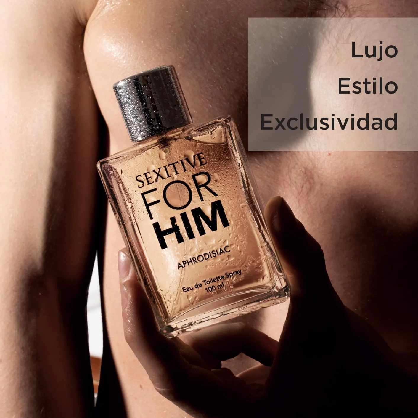 FOR HIM VIP. Perfume para hombres. Con Feromonas para atraer a las mujeres. Audaz fórmula extra fuerte. Pheromone Strong. Deseo Absoluto. 100 ml - 3.4 fl oz