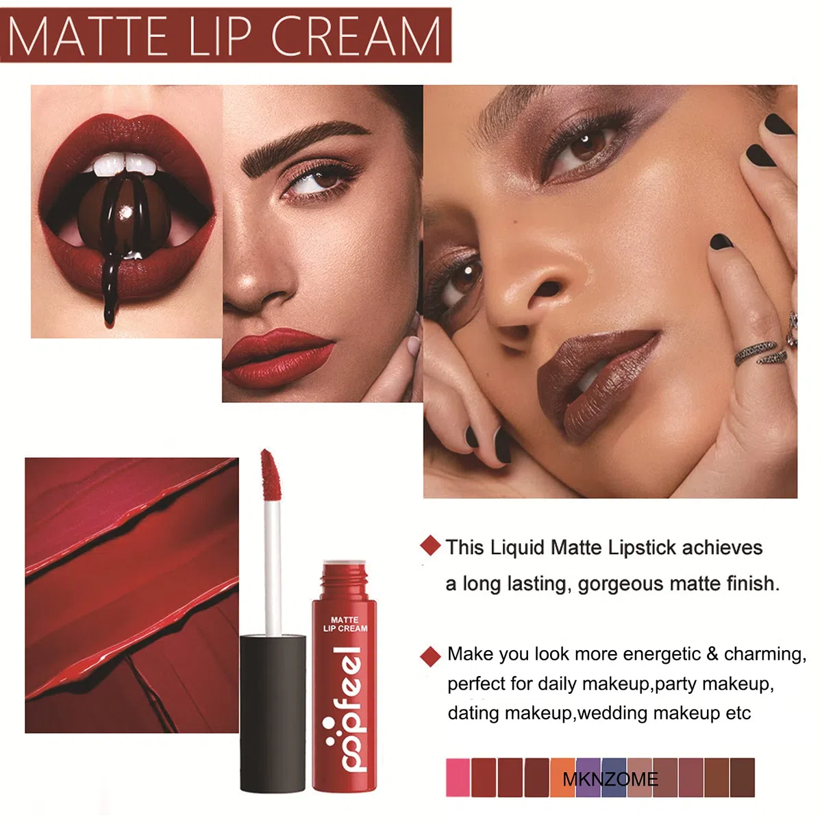 Kit de Maquillaje Profesional Completo, MKNZOME Set de Maquillaje Mujer Estuches de Maquillaje Portátil Paletas de Sombras de Ojos Fundación barra de labios para Mujeres Niñas