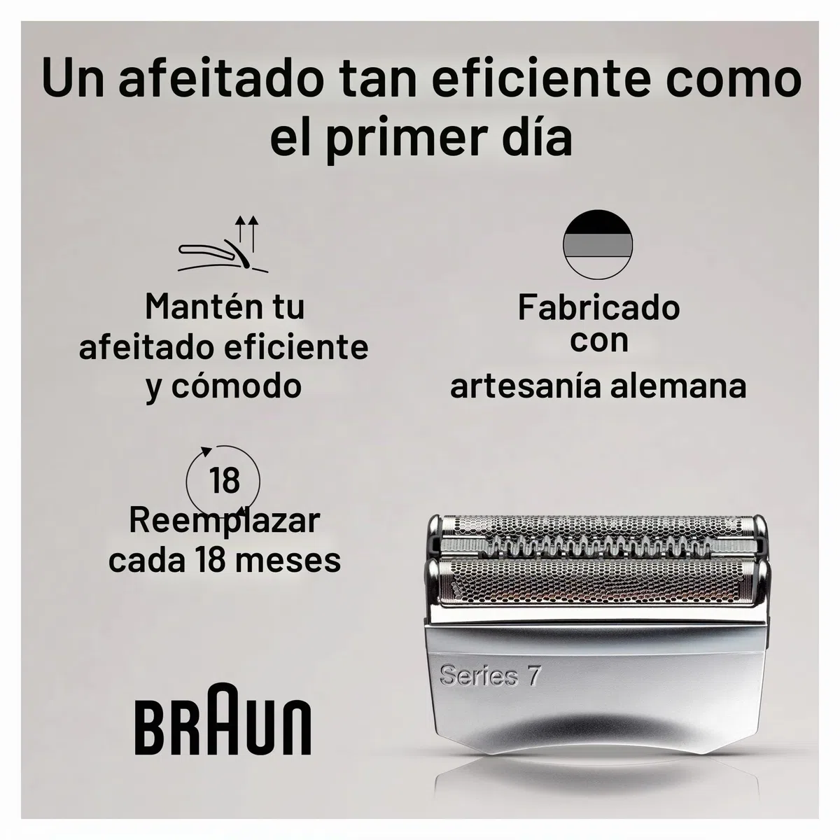 Cabezal de afeitado Braun Afeitadora Series 7
