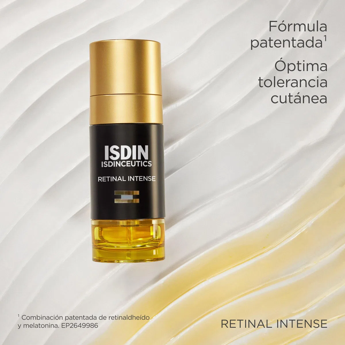 ISDIN Retinal Intense Sérum de Noche con Retinaldehído que Reduce las Arrugas en un 43% Eficacia y Tolerancia en una Piel Visiblemente Más Joven, 50 ml