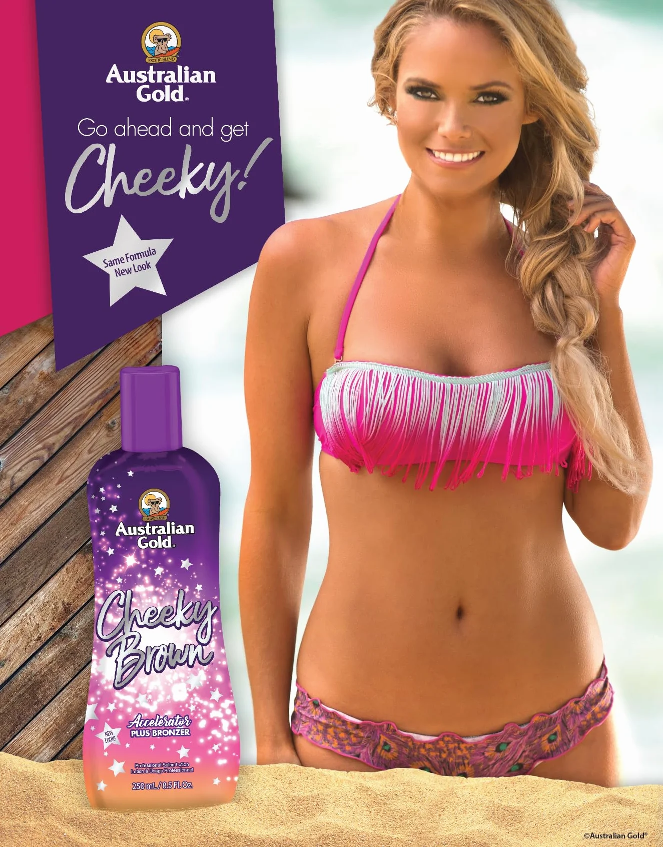 Australian Gold Cheeky Brown Accelerator Crema - 250 ml