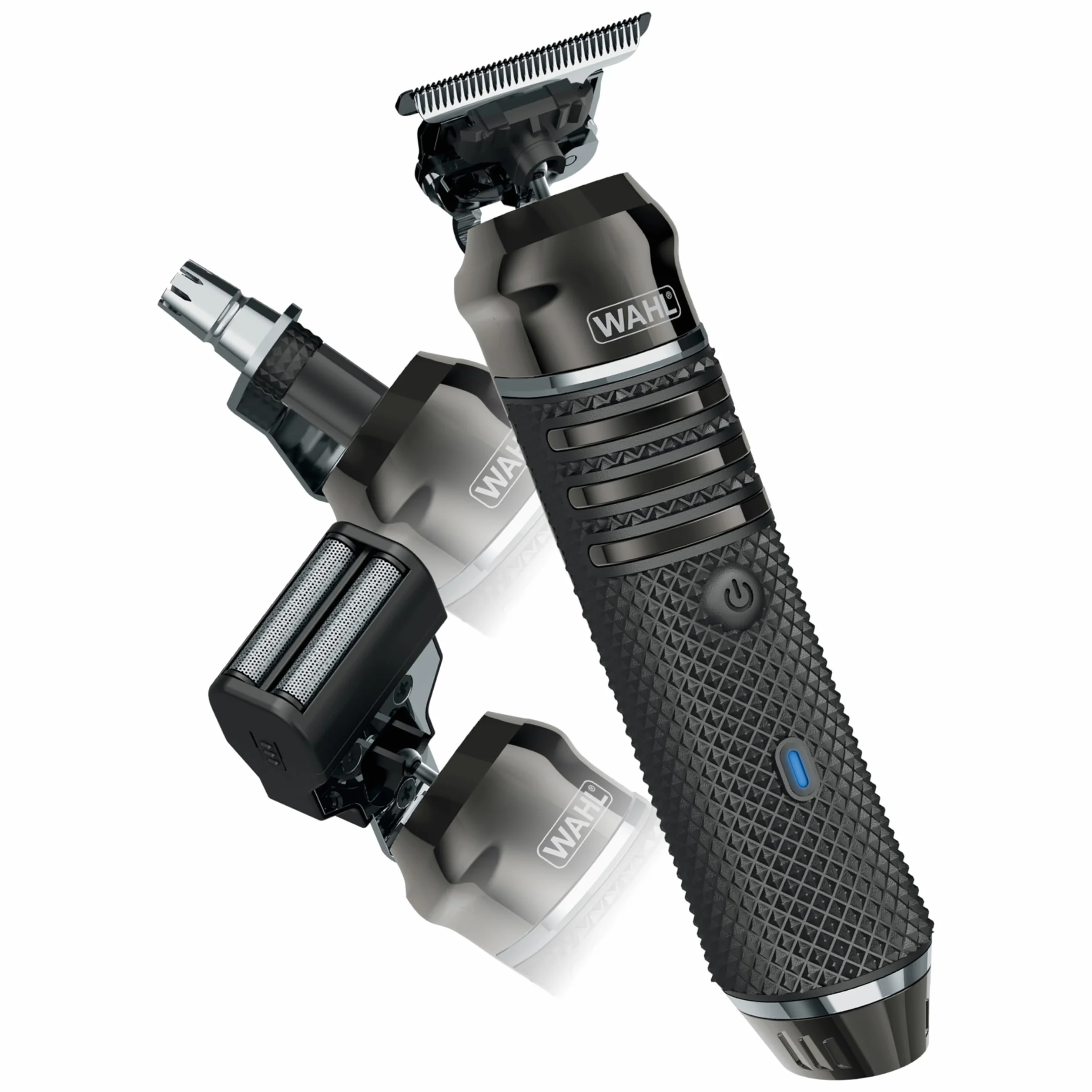 Wahl Pro Series High Visibility Trimmer, Cuchilla de Corte Cercano, Ion-Litio, Cortabarba totalmente lavable, Kit de Aseo, Cabezales Intercambiables, Profesional, Sin Cable, Corte Cercano