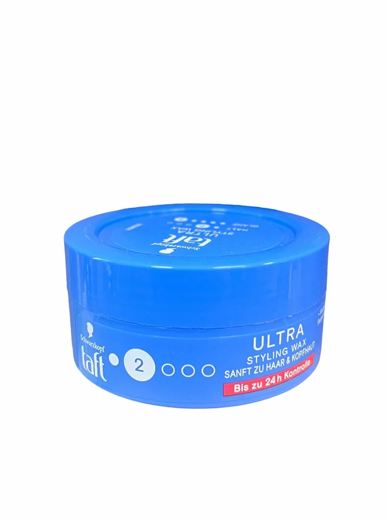 TAFT Styling Wax Ultra - Cera para dar brillo hasta 24 horas y protege contra la humedad y el viento para un resultado duradero, fórmula vegana, 5 x 75 ml