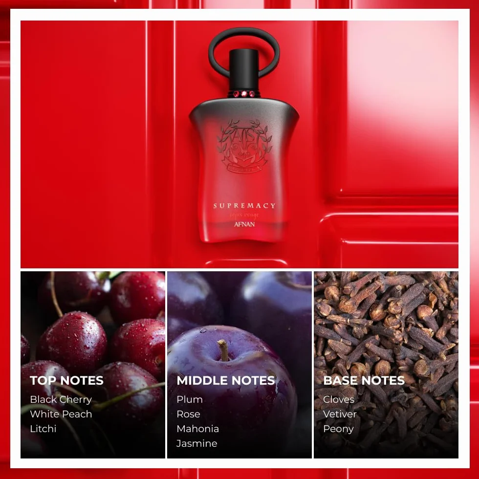 AFNAN SUPREMACY TAPAIS ROUGE EXTRAIT DE PARFUM 90ML
