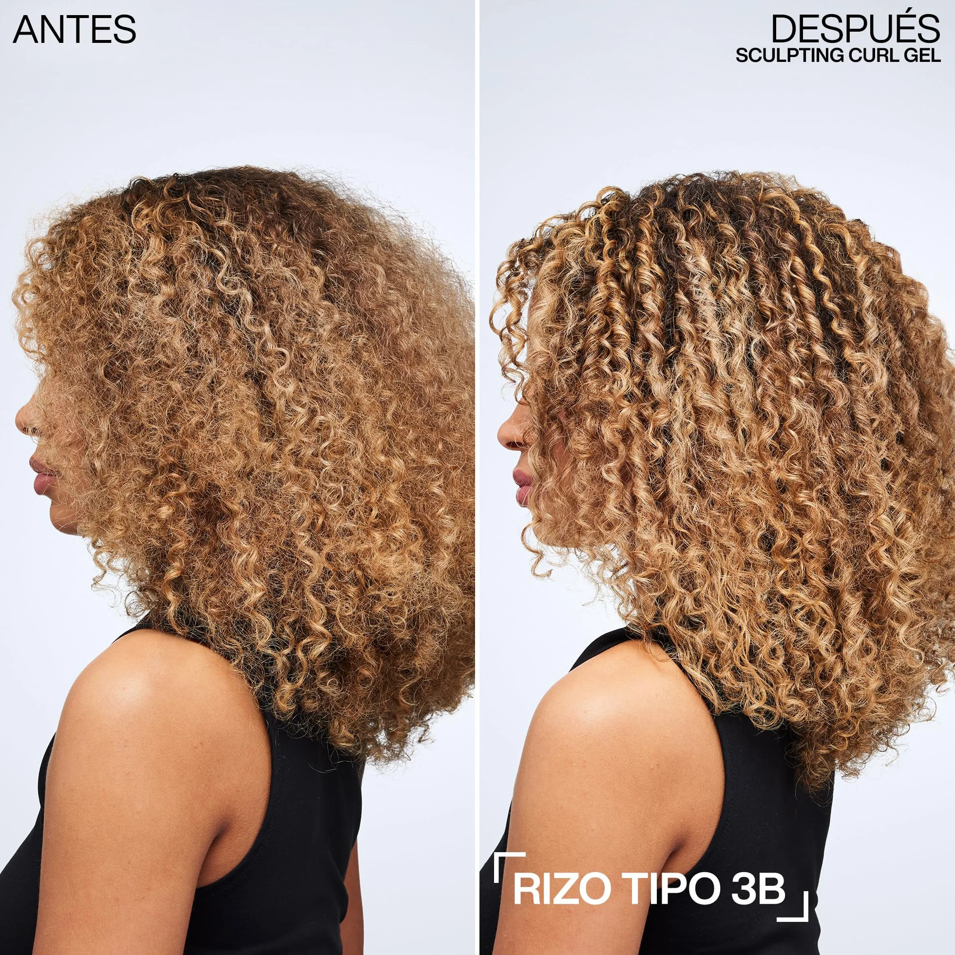 Redken, Gel Fijador de Rizos, Cabello Rizado y Encrespado, Hidrata y Fija los Rizos, Fórmula con Aceite de Jojoba y Escualeno, Hybrid Curl Stylers, 250ml