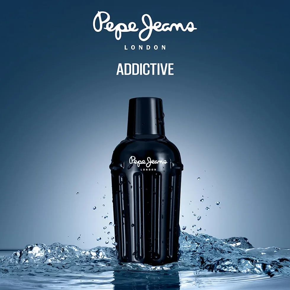 Pepe Jeans Addictive For Him Estuche Regalo Perfumes Hombre Pack de 2 piezas Eau de Parfum 100ml y Shower Gel 100ml Set Fragancia Oriental y Amaderada