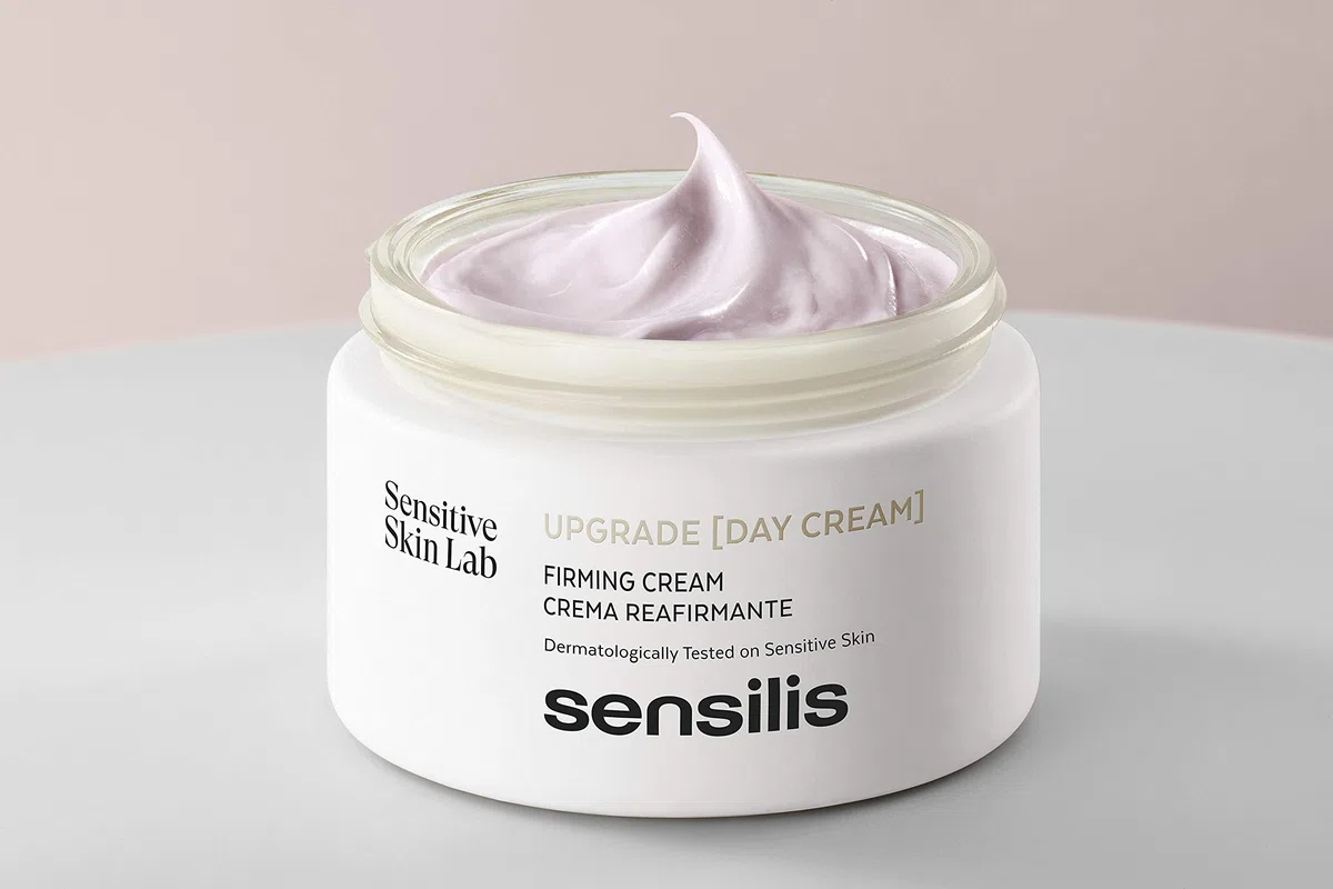 Sensilis - Upgrade Crema Día Reafirmante, Inmediato Duradero Piel Seca y Sensible, Reduce Arrugas, Hidrata y Redensifica - 50 ml
