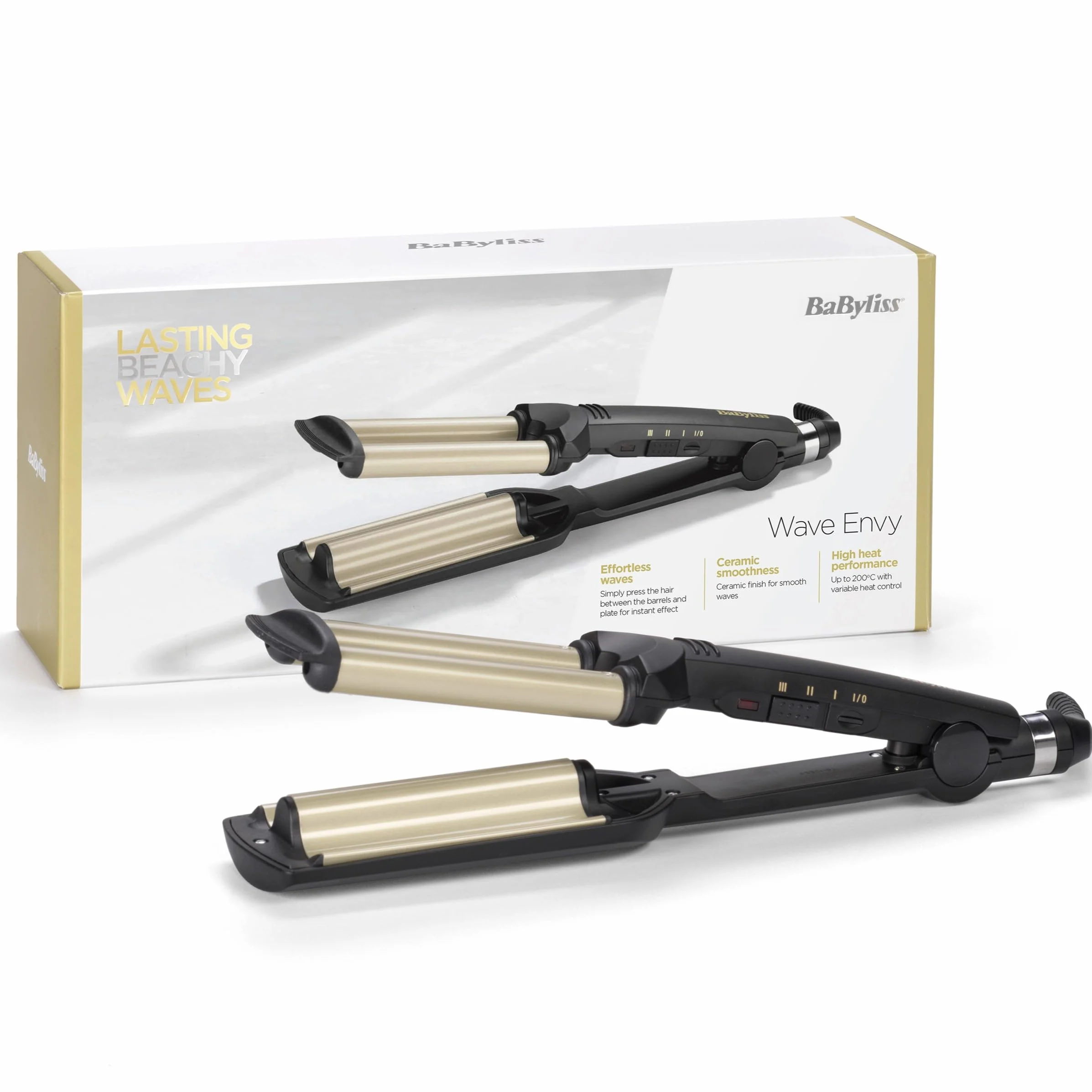 Babyliss hierro ondulado de cerámica 15mm c260e