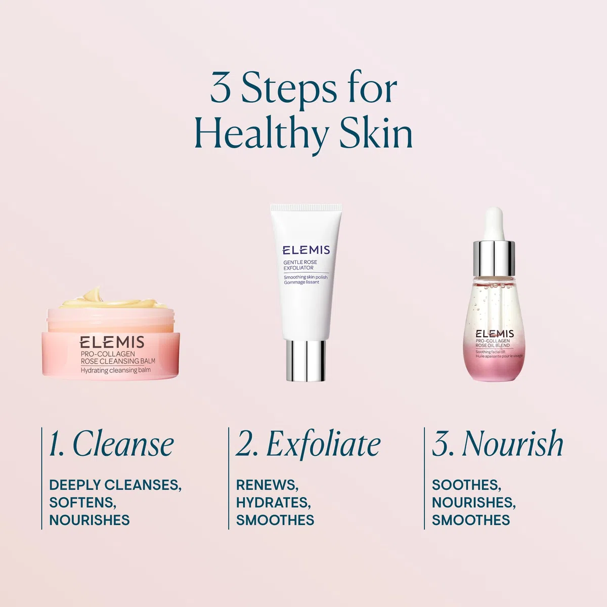 ELEMIS Gentle Rose Exfoliator, exfoliante calmante 50 ml
