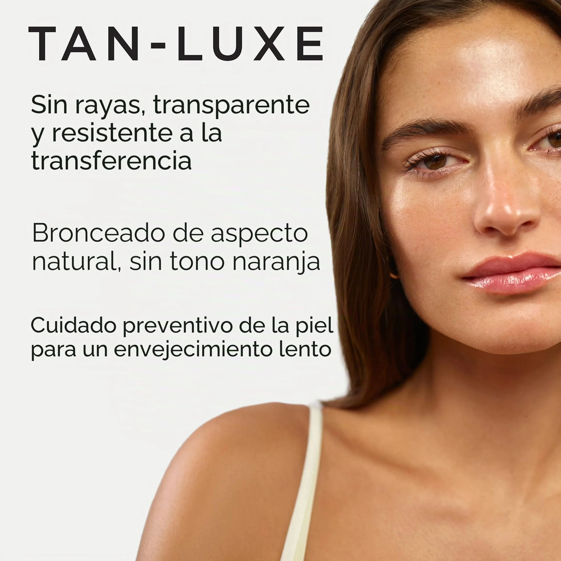 Tan Luxe THE GRADUAL Loción Autobronceadora, (250ml) Cuidado de la piel autobronceador con brillo gradual, libre de crueldad animal y vegano