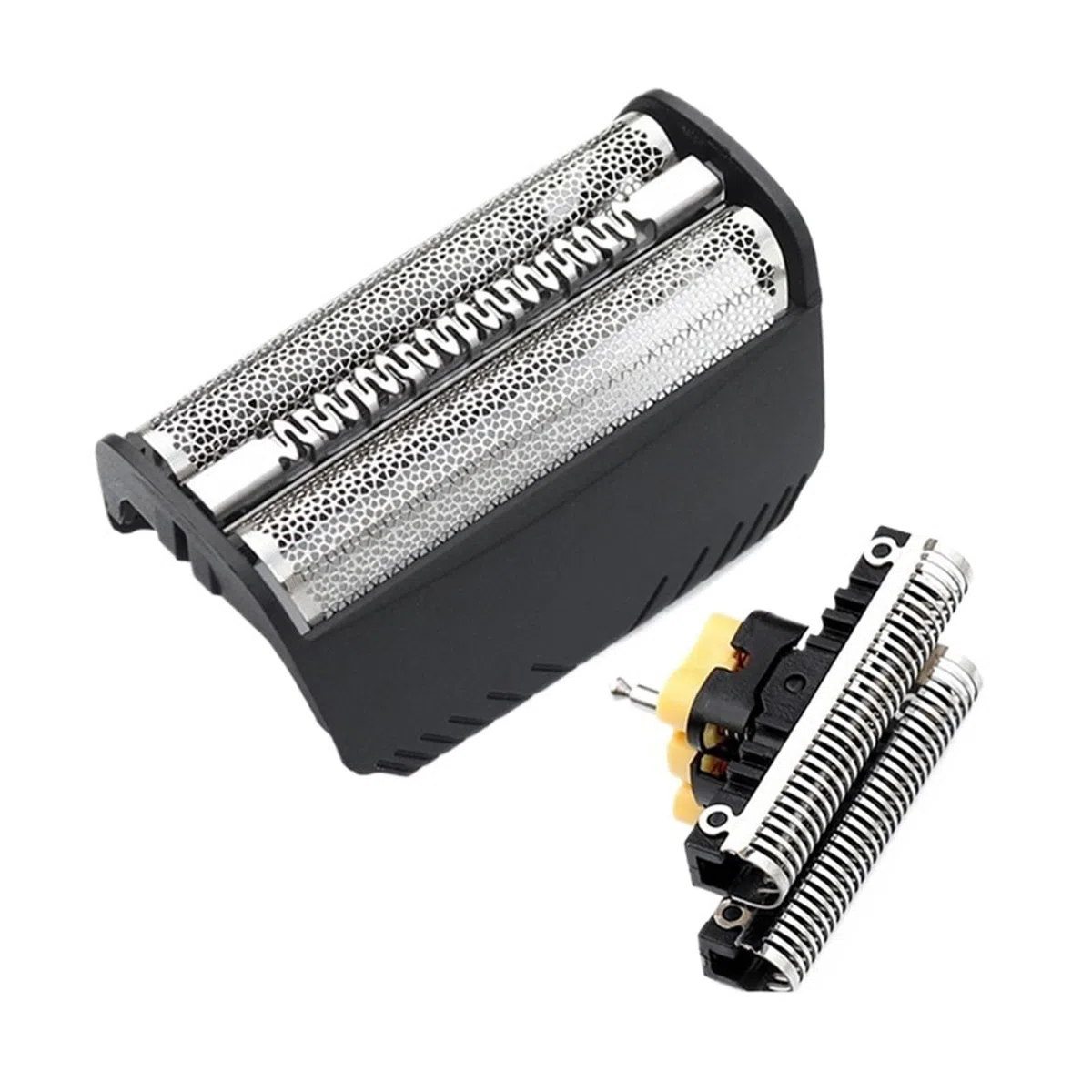 Cuchilla De Afeitar 30B, Compatible con Braun, 310, 5742, 5743, 195, 197S, 199, FIX400, 4735, 4736 Y 4737. Repuesto De Malla Negra.