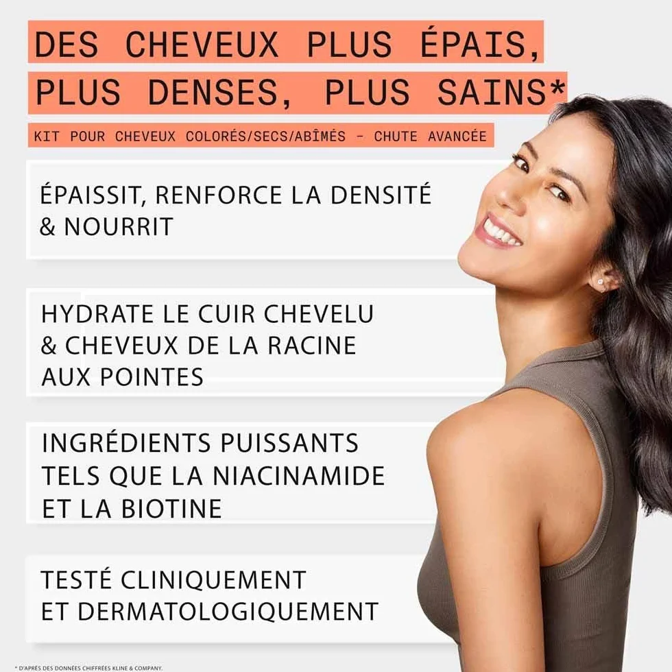 Nioxin Scalp + Hair Kit System 4 – Cuidado del cabello para cabello dañado, visiblemente más fino – Champú, acondicionador y tratamiento para el cuero cabelludo (150 + 150 + 40 ml)