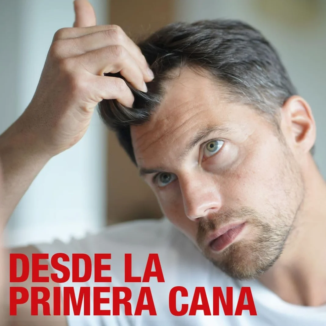 Alpecin Grey Attack Caffeine & Colour Shampoo for Men 2x 200ml | Cabello gradualmente más oscuro y fuerte | Efecto de color controlado y de aspecto natural con menos canas