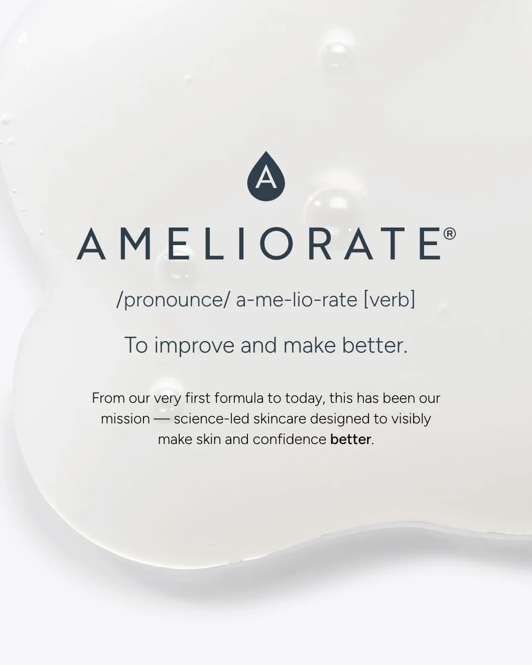 AMELIORATE Transforming Body Exfoliant 500ml for Keratosis Pilaris (KP), Bumpy & Dry Skin | Dual-Action AHA & Bamboo Scrub | Hydrating & Smoothing | Dermatologist Approved