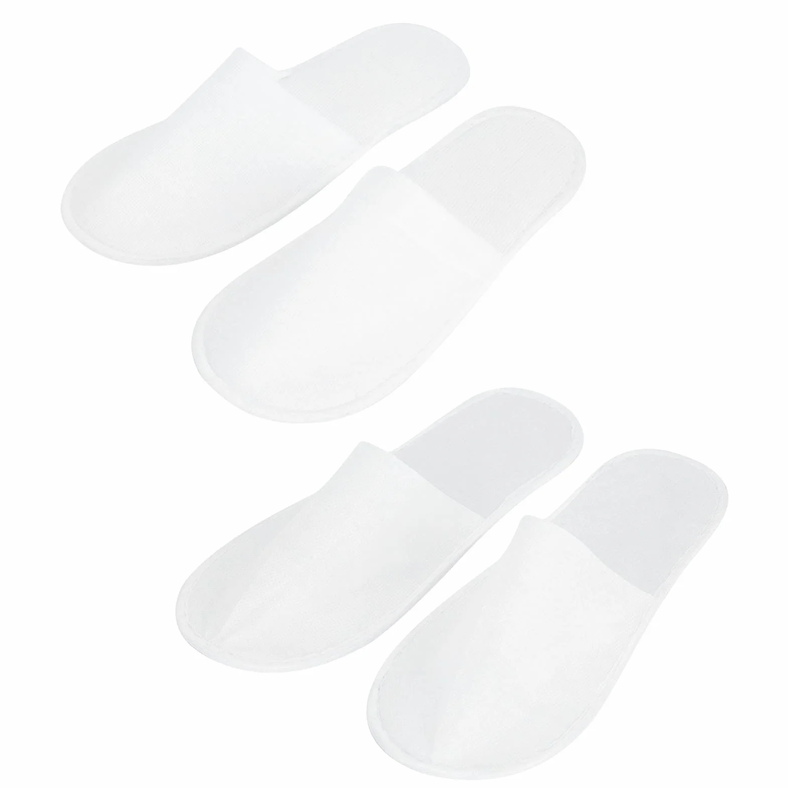 50 Pares de Pantuflas Desechables Antideslizantes Unisex Portátiles para Invitados de Casa, Hotel, SPA, Fiesta (M)