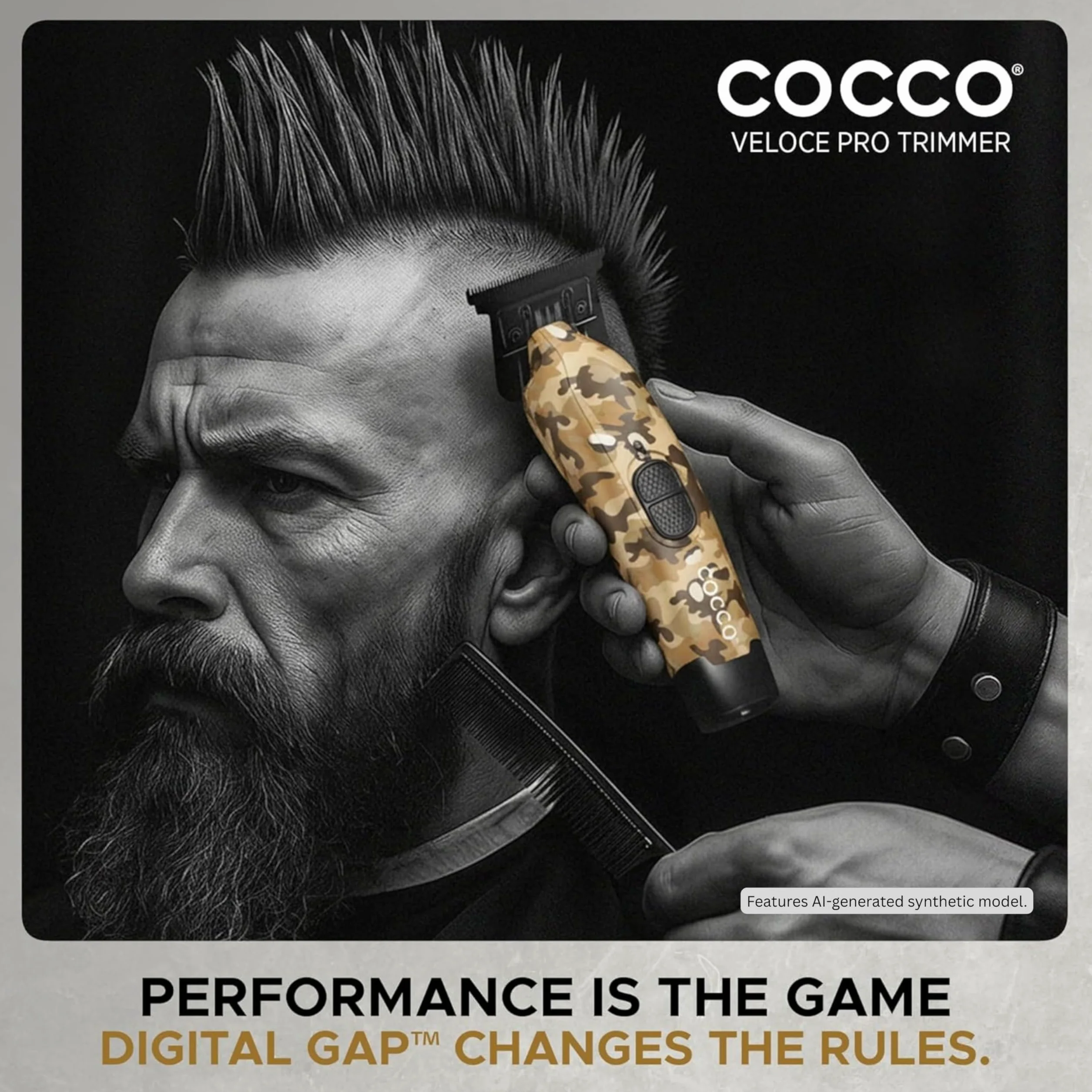 Cocco Veloce Pro Trimmer Matte Black - recortadora de acabado